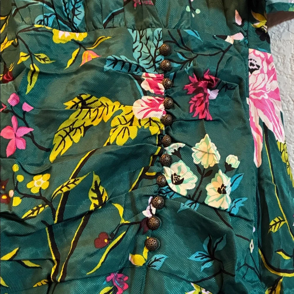 Anthropologie Floral Midi Dress - Picture 8 of 9